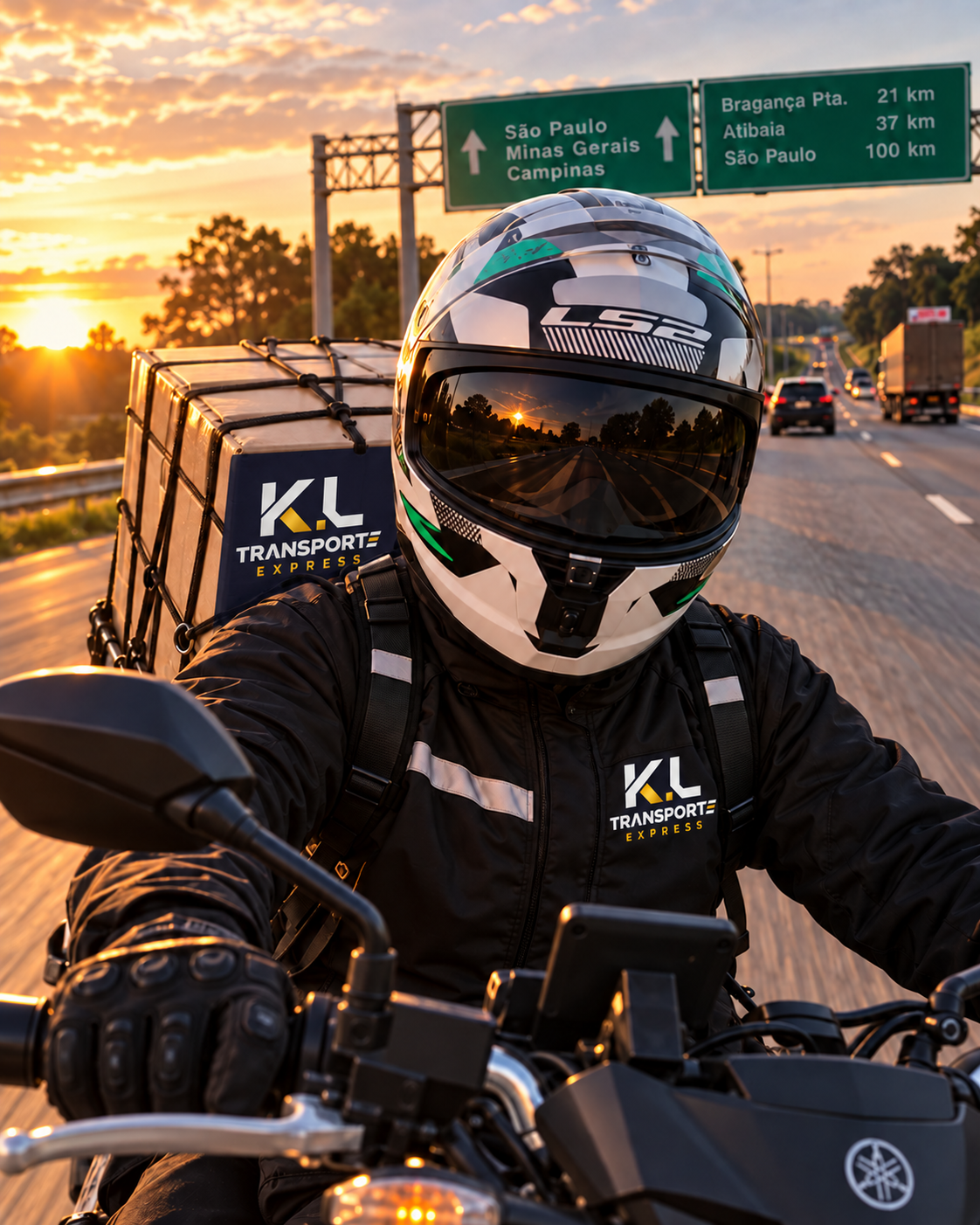 Motoboy da K.L Transporte Express